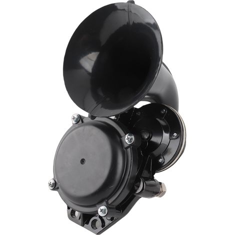 GARRYFIZH ‌Klaxon à Air pour Camion‌ (135dB) - 12/24V, Trompette Super Bruyante avec Valve Électrique - pour Véhicules