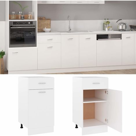 Maison Exclusive - Armadio Inferiore Cassetto “Lyon” Bianco 40x46x81,5 (1/5)