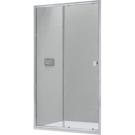 Duschabtrennung Bernstein Schiebetür EX505 Nano Echtglas Klarglas 195cm 140cm