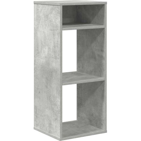 Maison Exclusive - Bücherregal Betongrau 34x31x80 cm Holzwerkstof