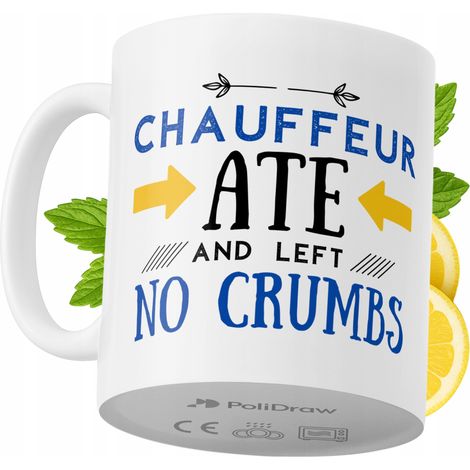 Mug humoristique pour chauffeur, avec un texte amusant et un design graphique original. Idéal pour les anniversaires, les fêtes et les occasions spéciales. Mug premium pour la maison, le bureau et le  (1/5)