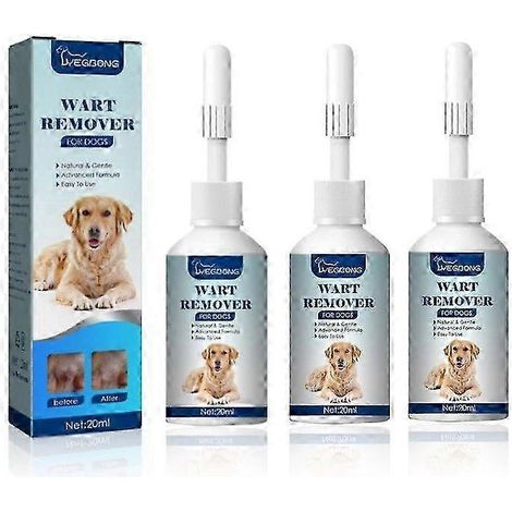Traitement naturel et indolore contre les verrues chez le chien (20 ml/0,7 oz) (1/5)
