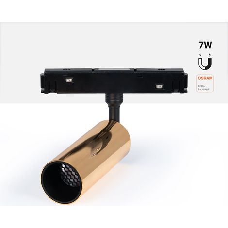 LED-Spot für Magnetschiene 48V - 7W - OSRAM Chip - 2700K - (1/5)