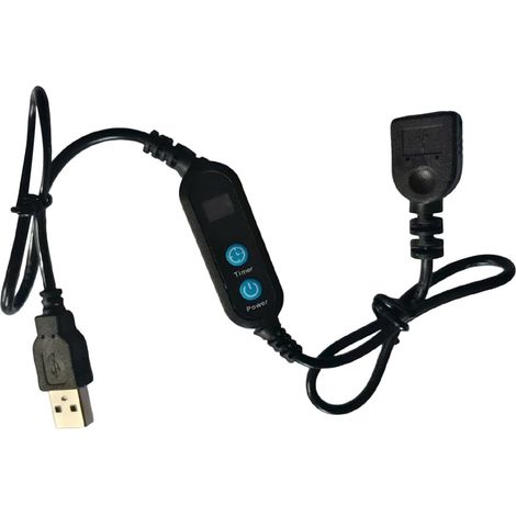 Rallonge USB avec minuteur à compte rebours et adaptateur coupure (1/5)