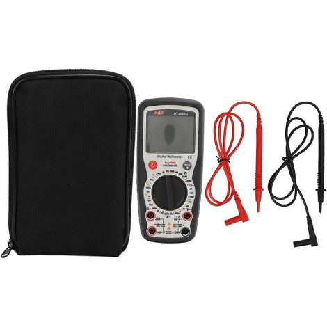 DT-8905D LCD-Digitalmultimeter, hochpräzises tragbares Spannungs- und Strommessgerät, Widerstandsmessgerät