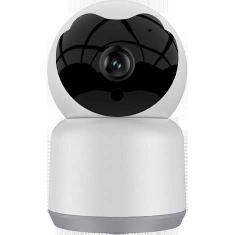 Caméra Surveillance WiFi Intérieure, 360° Caméra sans Fil 3MP pour Bébé/Animal/Maison, AI Détection de Mouvement Humain,Vision Nocturne,Audio Bidirectionnel,Connectée Smartphone,Accès à Distance