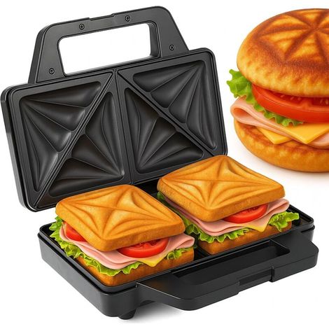 APPAREIL À SANDWICHS GRILLE-PAIN GRILLE SANDWICHS À COUCHES ÉPAISSES PAIN FIT BUN