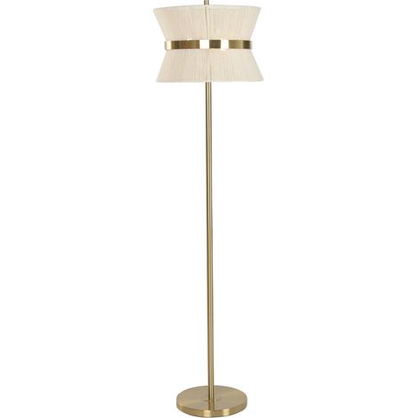Lampara Pie Metal Hilo 40X40X157 Dorado (1/5)