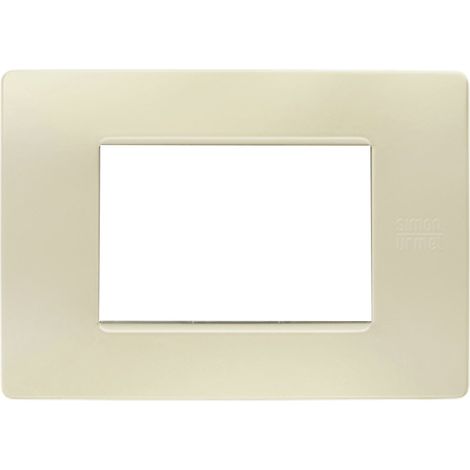 Simon urmet placca 3 posti colore avorio flexa nea 11803.av