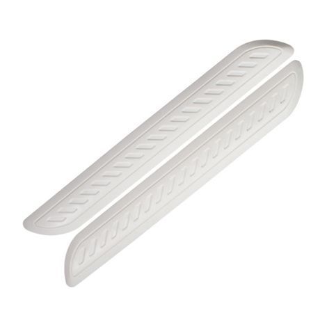 2-teiliger Stoßstangenschutzstreifen, selbstklebender, kratzfester PVC-Streifen, Anti-Reibungs-Aufkleber für die Karosserie, universeller Kantenschutzaufkleber für Autos (1/5)