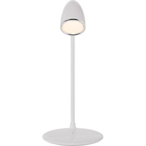 Lampada da scrivania LED moderna Proove da 10W con caricatore a induzione da 15W, colore bianco. (1/5)