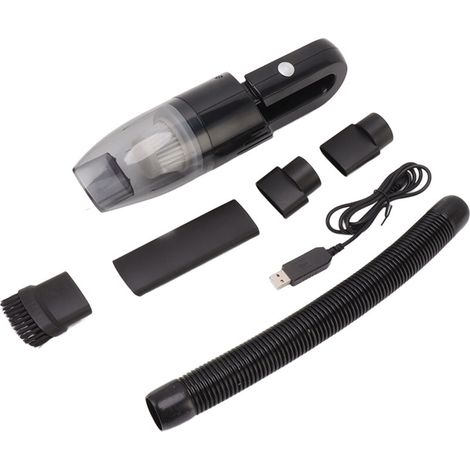 Aspirateur Main Sans Fil Rechargeable USB, Puissant et Silencieux, pour Voiture et Maison, 7.4V 120W