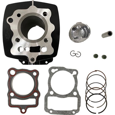 Motorcycle engine cylinder kits, compatible with Italika 125z, RC125, 125Z, 125CC and RC125 cylinders. (1/4)