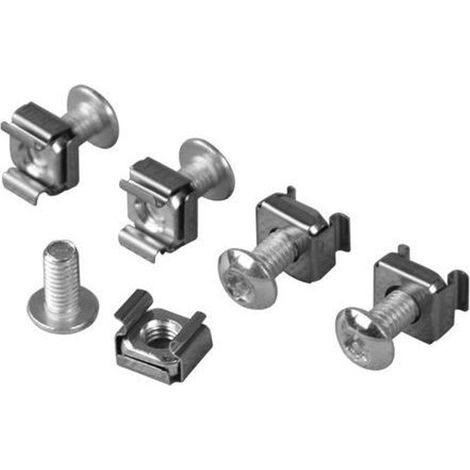 Kit de 50 vis Torx antivol avec écrou cage pour rack et baie 19'' (1/2)