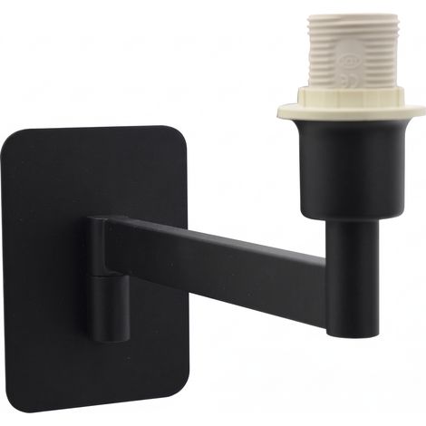 Armoire murale pivotante 1xe14 noir 14,5x8x22 cm