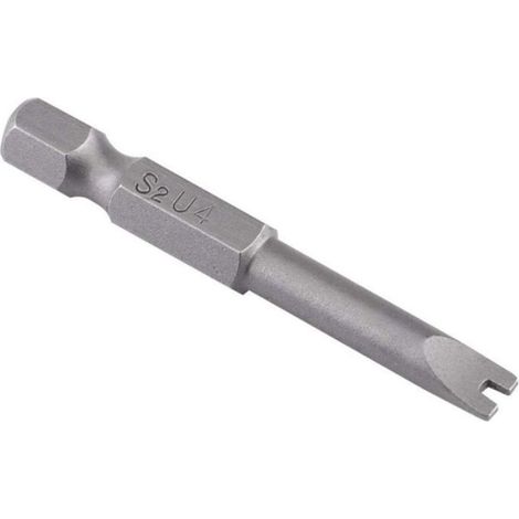 Embout De Tournevis U Fourche, Embout Visseuse Speciaux Magnetique à Tige Hexagonale 1/4 ", Paquet De 5 Embouts de Tournevis en Ac (1/4)