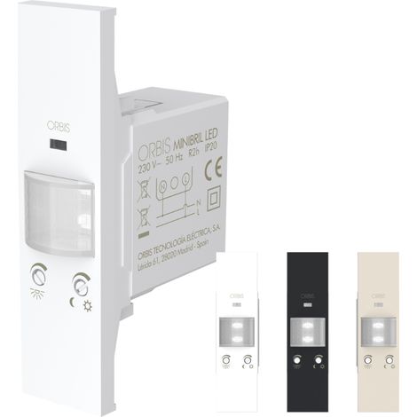 Lámpara de emergencia led orbis minibril 1 módulo 230v con 3 placas frontales - ob137320