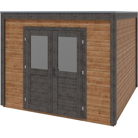 Casetta da giardino in legno Sora 3.09x3.09 m - 9.55 m2 - 28 mm - impregnata - 000476 (1/5)