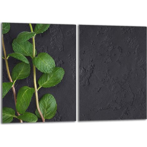 Glasschutzplatte für den Herd 2x40x52 Mint (1/5)