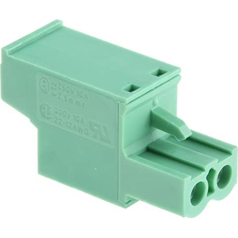 Bornier enfichable Phoenix Contact 2 contacts 1 rangée(s) pas de 5.08mm série FRONT-MSTB 2.5/ 2-ST-5.08 ( Prix pour 1 )