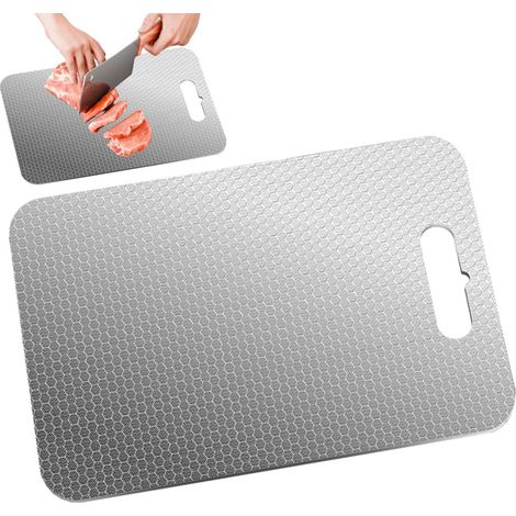 Planche à découper en acier inoxydable - Tapis de découpe double face – (1/5)
