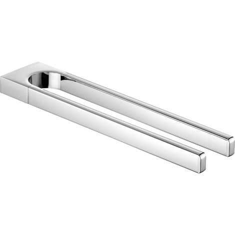 Keuco Collection Moll - Porte-serviettes double, longueur 34 cm, chrome 12719010000 (1/10)