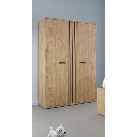 Armoire bébé contemporaine chêne clair Camilla