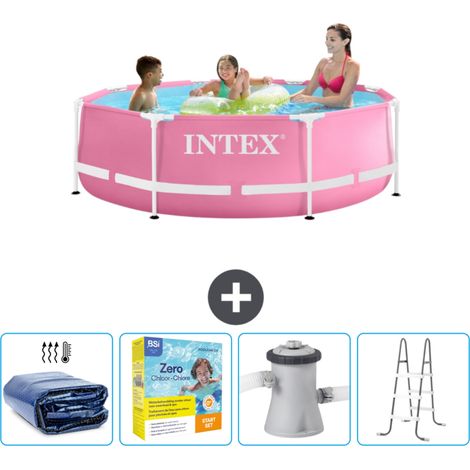 Intex Piscine Tubulaire Ronde - 244x76 cm - 5-pièces  SCB13 (1/5)