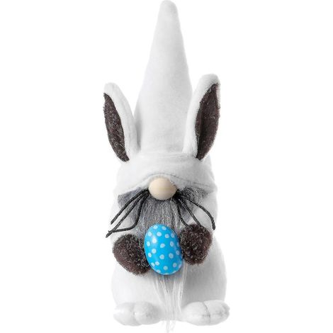 Décoration de Pâques : gnomes, lapins, nains sans visage, peluches, elfes nordiques suédois, ornement de bureau (1/5)
