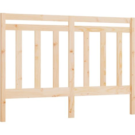 Testiera per dormire accessorio per camera da letto 126 x 4 x 100 cm in legno di pino massiccio TDL0206751