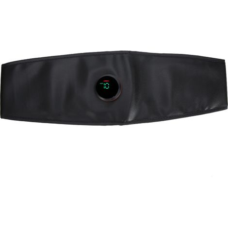 Ceinture abdominale de stimulation musculaire, fitness, entraînement abdominal, perte de poids, noire (1/5)
