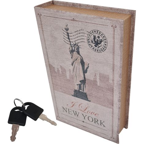 Boîte livre coffre-fort I Love New-York (1/5)
