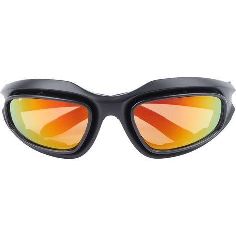 Lunettes de moto polarisées réduisant l'éblouissement, monture intégrale, coupe-vent, avec verres de rechange pour adulte (1/5)