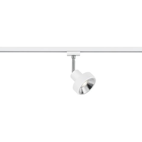 Faretto Spot Orientabile Binario Metallo Bianco Satinato 3W Duoline GD Trio (1/2)