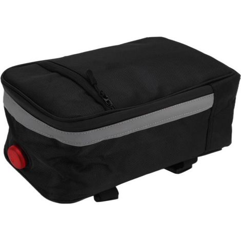 Sacoche Arriere Velo - Etanche Tissu Oxford 28x16x11 Cm - Pour Porte-Bagages Vtt - 1 Unite (1/5)