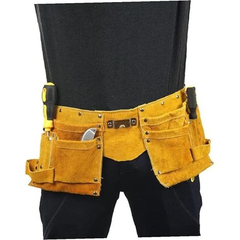 Ceinture De Couvreur Porte Outil En Cuir