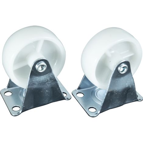 Ruota girevole rotella mobili legno carrello grande 70mm 2pz 10675 (1/2)