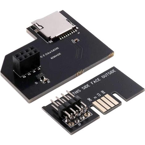 SD SP2-Adapter für microSD/TF-Karten für GameCube NGC-Spielkonsolen. SD2SP2 PRO-Adapter für microSD-Karten. (1/5)
