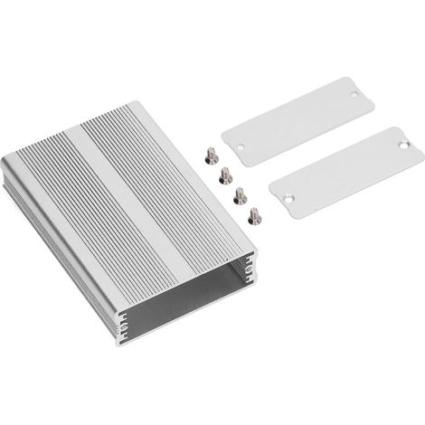 Wasserdichtes Aluminium-Anschlussgehäuse für Selbstmontage, silberfarben, 24 x 69 x 100 mm (1/5)