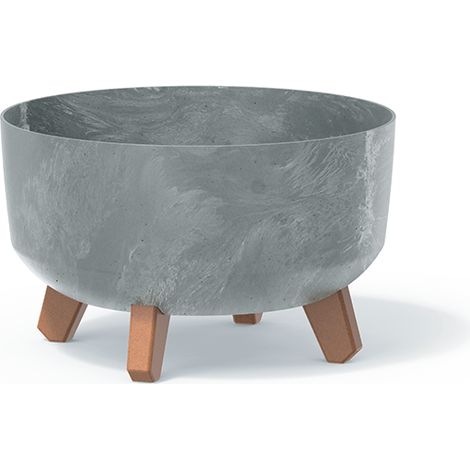 Prosperplast Blumentopf GRACIA LOW Betoneffekt Beton 28,5 cm