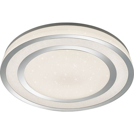 Plafoniera da Interno a LED in Plastica Cromo (1/5)