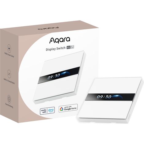 Aqara Interruptor de Pared V1 blanco con pantalla LCD