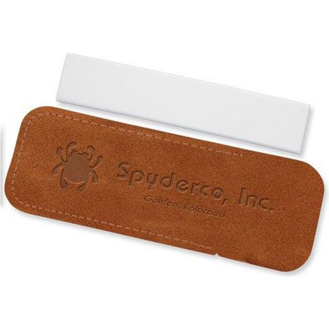 Pietra per affilare Spyderco ste-303f uso a secco con custodia (1/2)