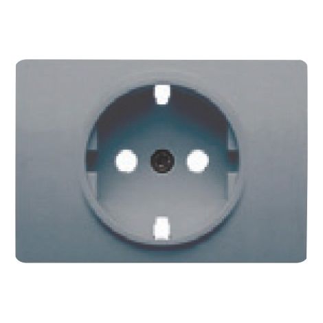Abdeckung für Steckersockel 2P + TT GREY SHADOW BJC Coral 21724-GS