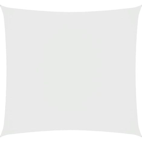 Maison Exclusive - Toldo de vela cuadrado tela Oxford blanco 7x7