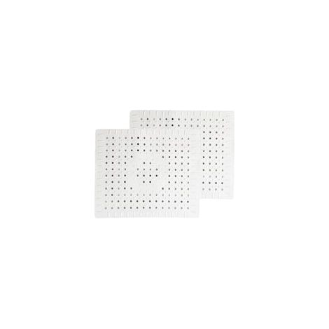 Lot de 2 tapis de protection pour évier en caoutchouc antidérapant – Dimensions 31 x 26 cm – Facile à nettoyer et à couper (1/5)