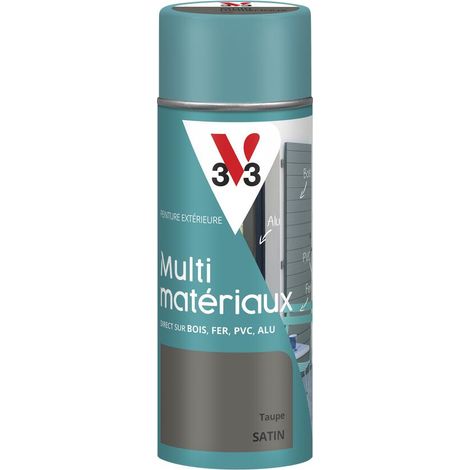 Peinture extérieure Multi-matériaux V33 Taupe Satin 400ml