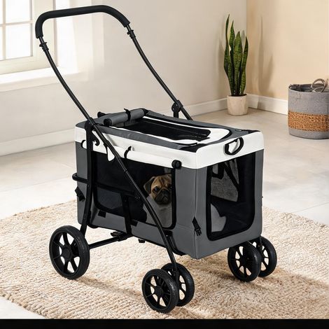Caisse de transport pour animaux grau 81 x 58 x 97,5 cm (1/5)