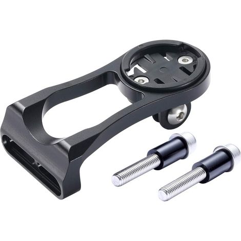 Multifunktionale Fronthalterung am Fahrrad, einschließlich Halterungen für Fahrradcomputer, GoPro-Actionkamera und Scheinwerfer. (1/5)