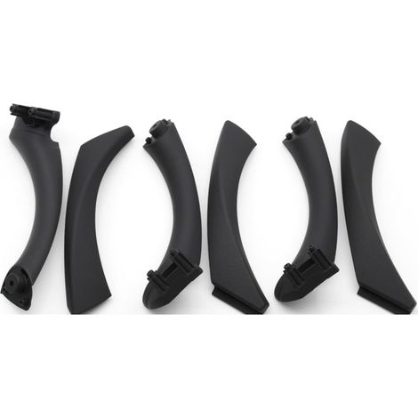 Poignée Porte Intérieure Voiture Ensemble 6 Poignées Porte Intérieures Passager Avant Arrière Gauche/droite Pour BMW Série 3 E90 E91 316i 318i 320 325 328i LHD RHD(LHD-Black 6PCS) (1/5)